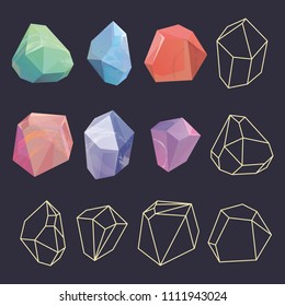 Design of crystal polygon shapes