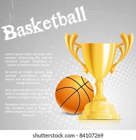 Design with cup and ball
