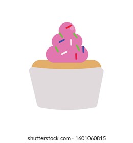 Design cupcake is very delicious