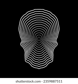 Design curved lines as design elements.