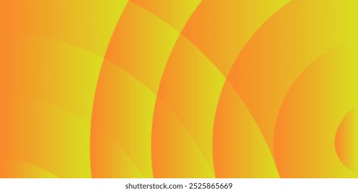 A design with curved, yellow-orange shapes and gradients.