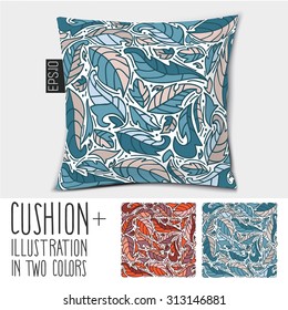 Design cushion (Pillow).
Vector pillow.