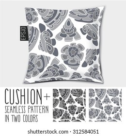 Design cushion (Pillow)
Vector seamless pattern.
