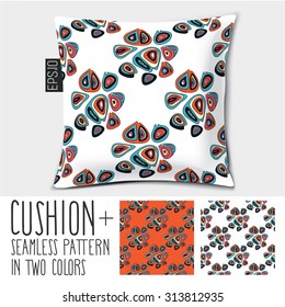 Design cushion (Pillow)
Vector seamless pattern.