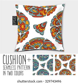 Design cushion (Pillow)
Vector seamless pattern.