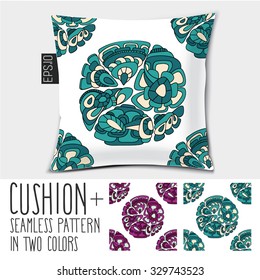 Design cushion (Pillow)
Vector seamless pattern.