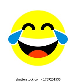 Design cute emoticon icons with white background. Set isolated emoji icons, minimal design. Vector illustration.