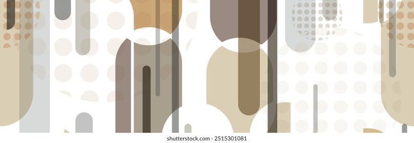 Design with cute shapes and plants.