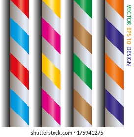 Design of cylinder type for banners template graphic or website