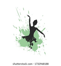 design of dancer girl draw