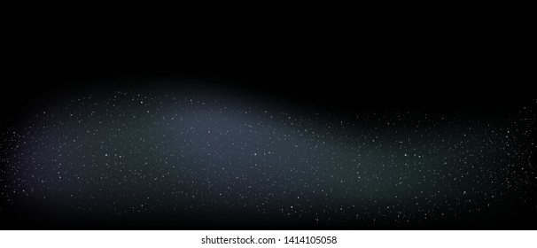 Design of dark background with decorative wavy particles