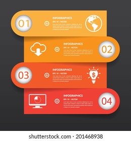 Design dark business banners template/graphic or website layout. Vector. on dark background