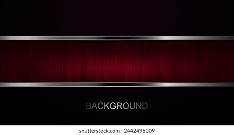 Design in einem dunklen Farbton mit einem horizontalen Rahmen mit einem Metallrahmen.