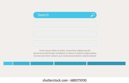 Design data for business infographic