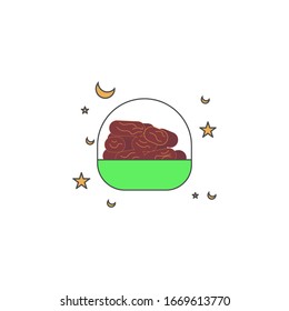design date palm icon template