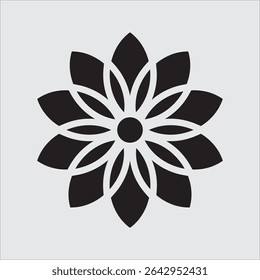 Design Decorative flower-inspired vector and arts outline 