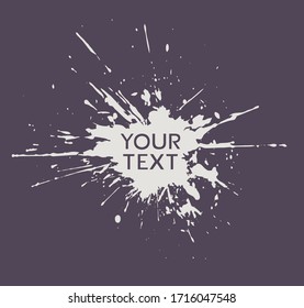 Design of decorative ink stain
