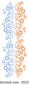 Design of decorative vertical banner