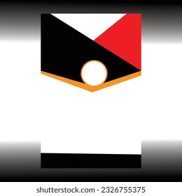 design defferent culture background color red black white and orange