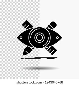 design, designer, illustration, sketch, tools Glyph Icon on Transparent Background. Black Icon