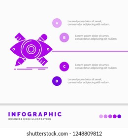 design, designer, illustration, sketch, tools Infographics Template for Website and Presentation. GLyph Purple icon infographic style vector illustration.