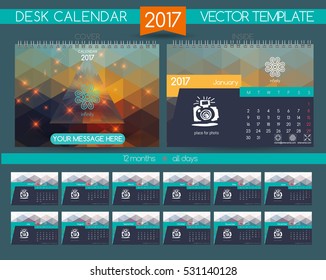 Design Desk Calendar 2017.
