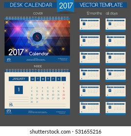 Design Desk Calendar 2017.