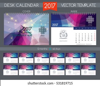 Design Desk Calendar 2017.