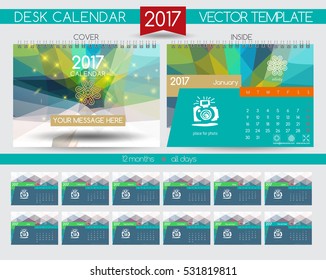 Design Desk Calendar 2017.