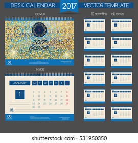 Design Desk Calendar 2017.