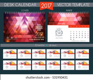 Design Desk Calendar 2017.