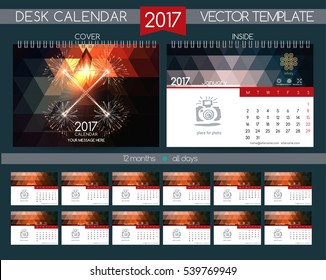 Design Desk Calendar 2017.