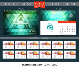 Design Desk Calendar 2017.