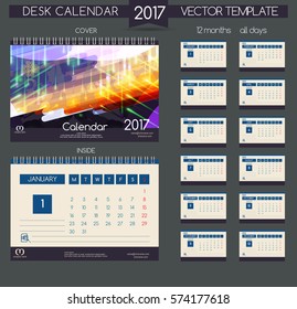 Design Desk Calendar 2017.