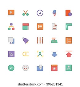 Design & Development flat bold Vector Icons 5