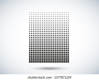Design of different abstract halftone dots pattern vector illustration...