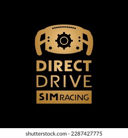 Design of direct drive sim racing symbol