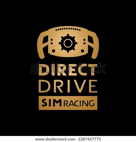 Design of direct drive sim racing symbol