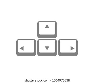 design of directional keyboard buttons