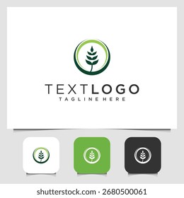 design displaying abstract floral symbol within decorative circle