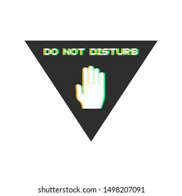 Design of do not disturb symbol