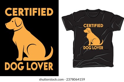Design a dog-themed T-shirt with a lovable pup's silhouette in a lively pose. Add "Pawsitively Awesome" in playful typography to enhance the fun and dog-loving vibe. Perfect for dog enthusiasts
