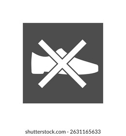 Design of dont step sign