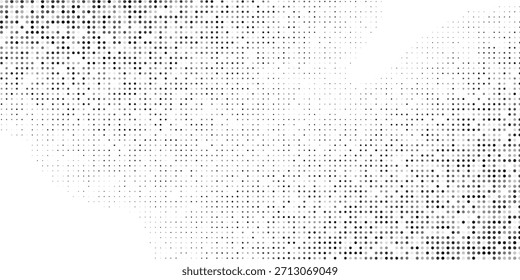 Diseño de textura de degradado de semitono de malla de puntos. Desvanecimiento de lunares simple