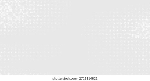 Diseño de fondo de textura de tecnología de luz de onda gris blanco. Arte conceptual digital de big data Abstractas
