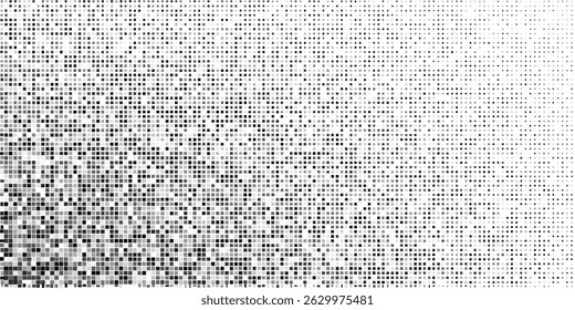 Design dotted halftone gradient texture. Vanishing polka dot background. Repeating dots gradation abstract modern