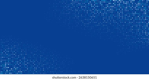 Design dotted halftone gradient texture. Vanishing polka dot abstract modern