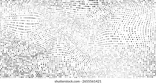 Design com textura de gradiente de meio-tom pontilhado. Polca de fuga simples