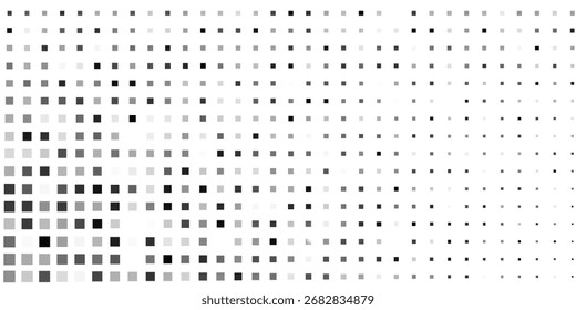 Diseño de malla punteada textura de degradado de semitono arte moderno abstracto simple
