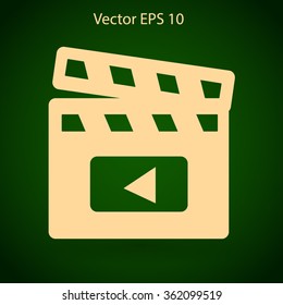 Design double in a movie vector picture